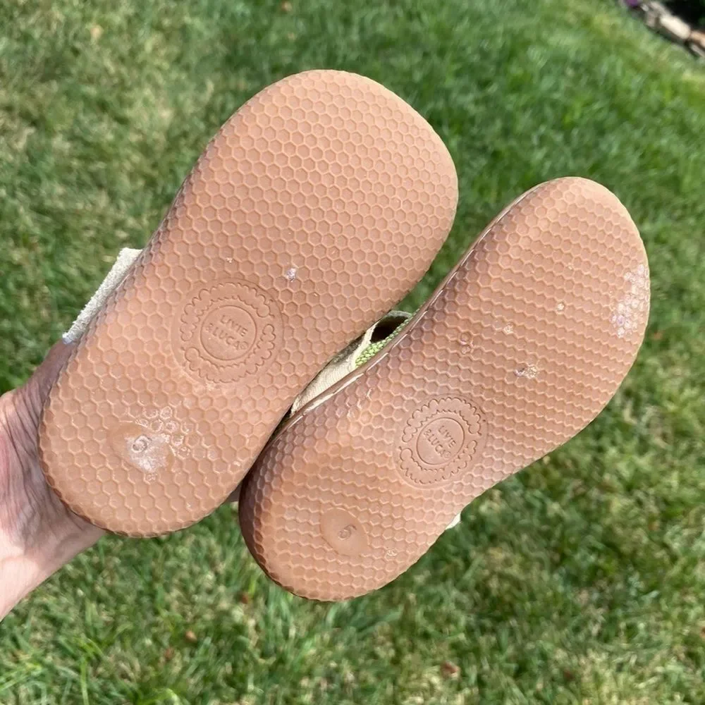 LIVIE & LUCA, SIZE 5 MARY JANES (LIKE NEW), & REEF, SIZE 3/4 SANDALS (NEW). BR